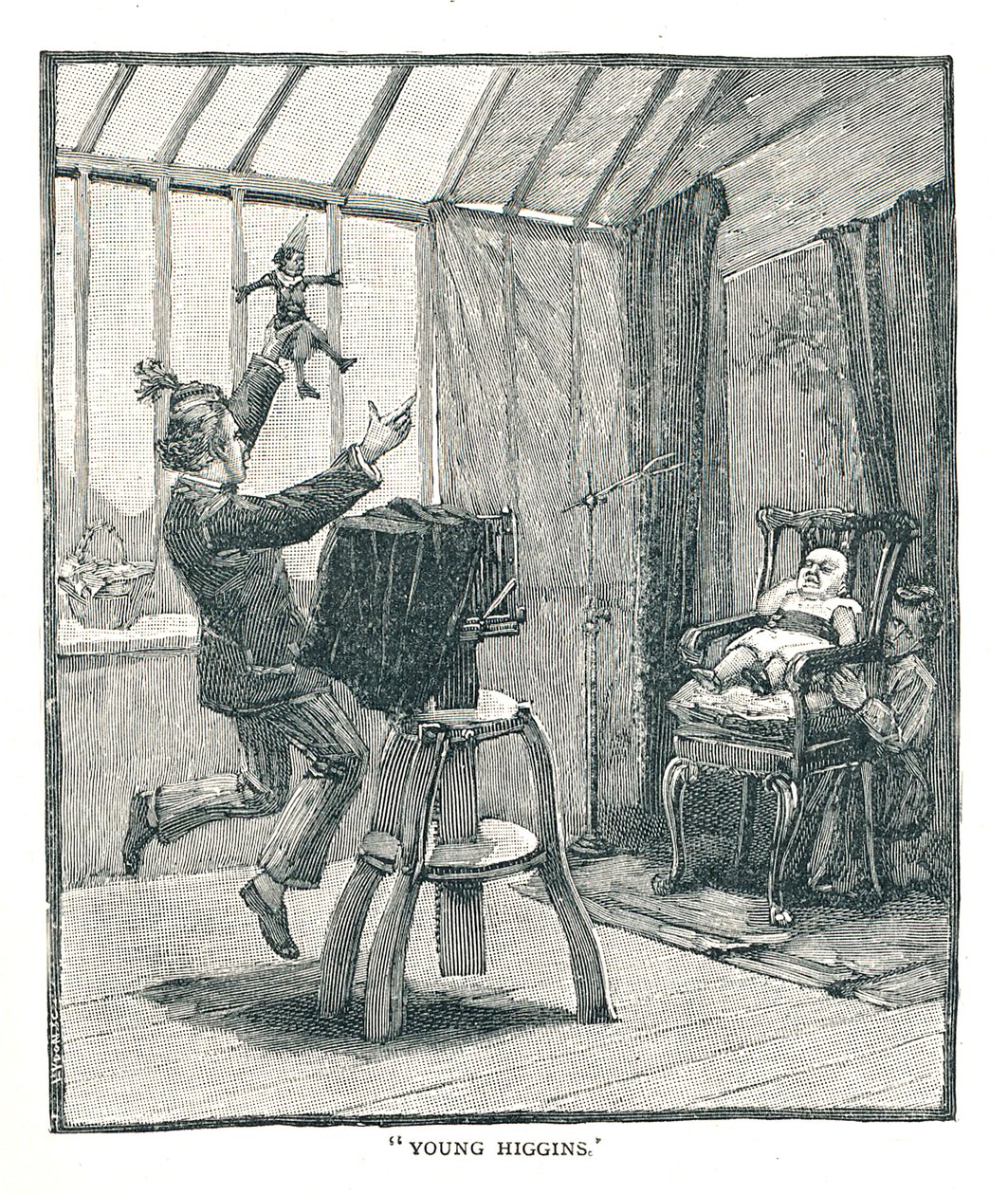 En dag med en fotograf i østkanten, 1891 av Unbekannt