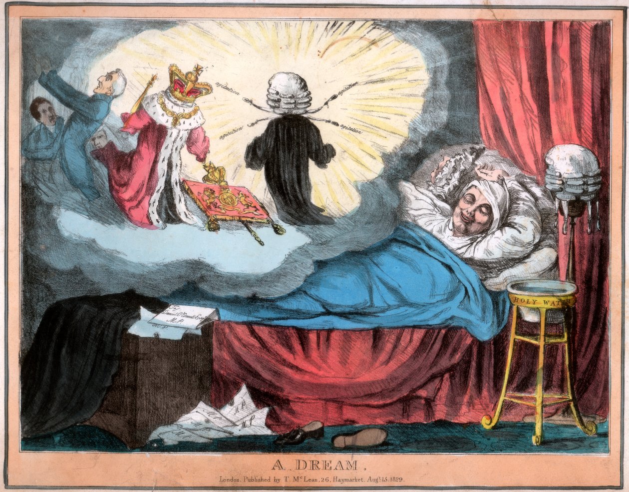 En drøm, 1829 av Unbekannt