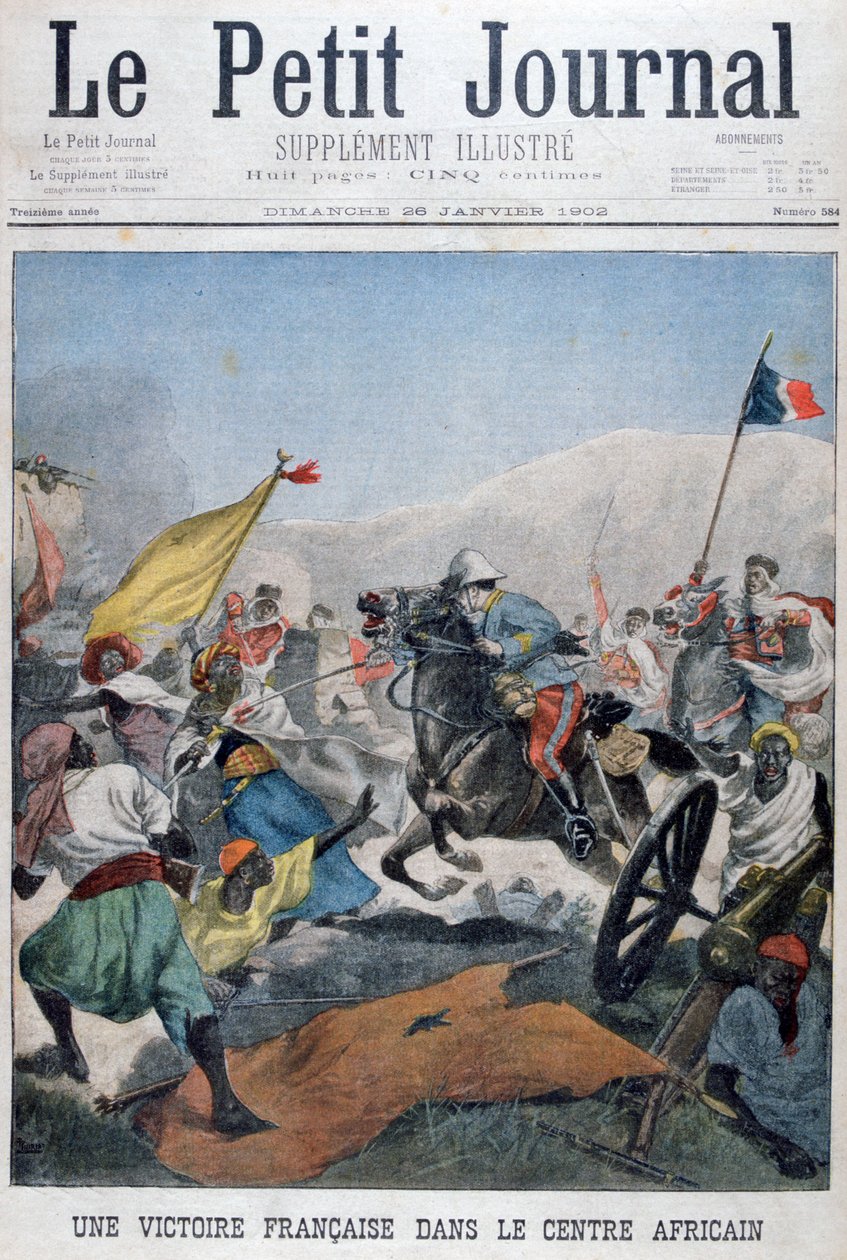 En fransk seier i Sentral-Afrika, 1902 av Unbekannt