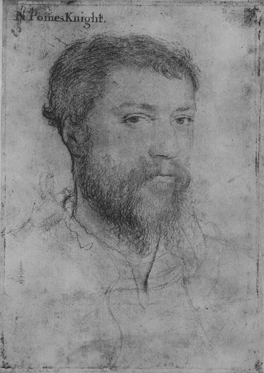 A Gentleman: Unknown Not av Holbein, 1500-tallet 1945 av Unbekannt