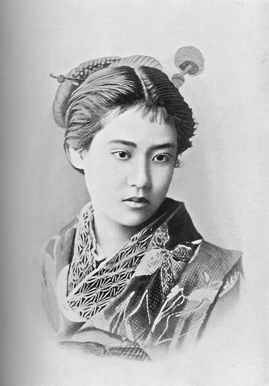 En japansk skjønnhet, 1902 av Unbekannt