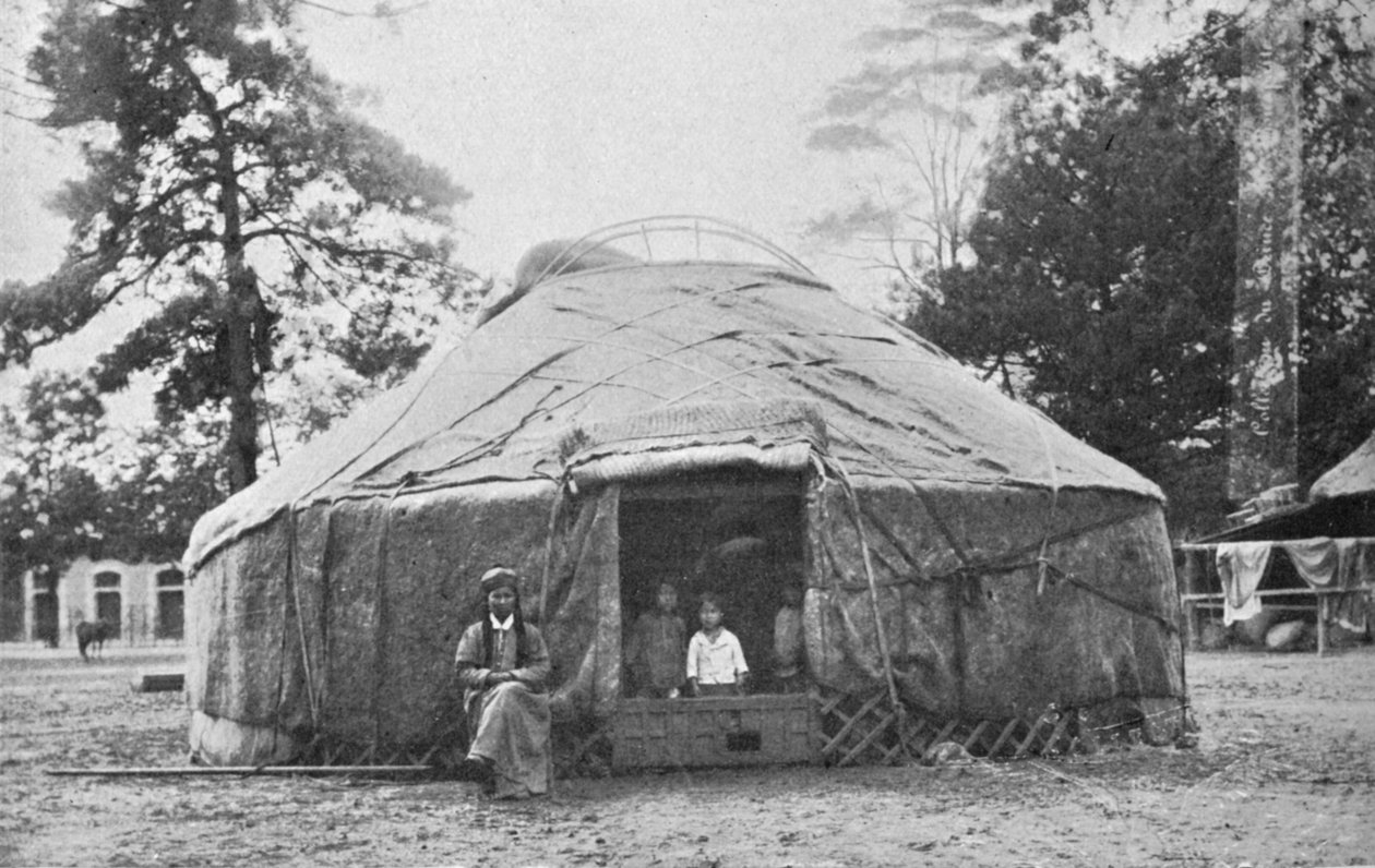 En Kalmyk-bolig og dens innbyggere, 1912 av Unbekannt