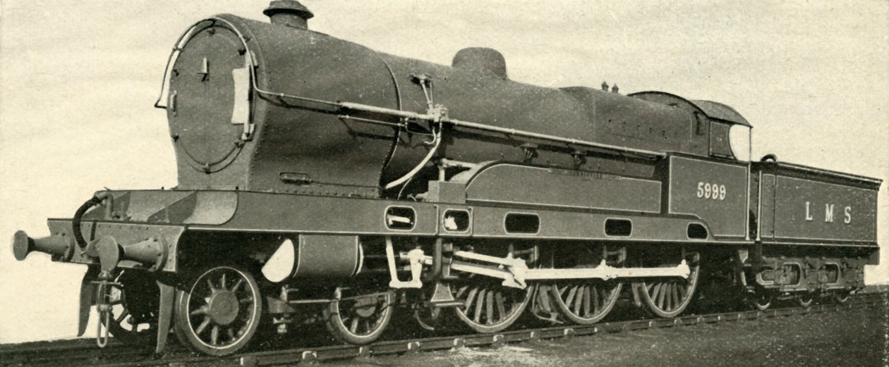En ledende ekspresstype på L.M.S. - The Rebuilt Claughton., c1930. av Unbekannt
