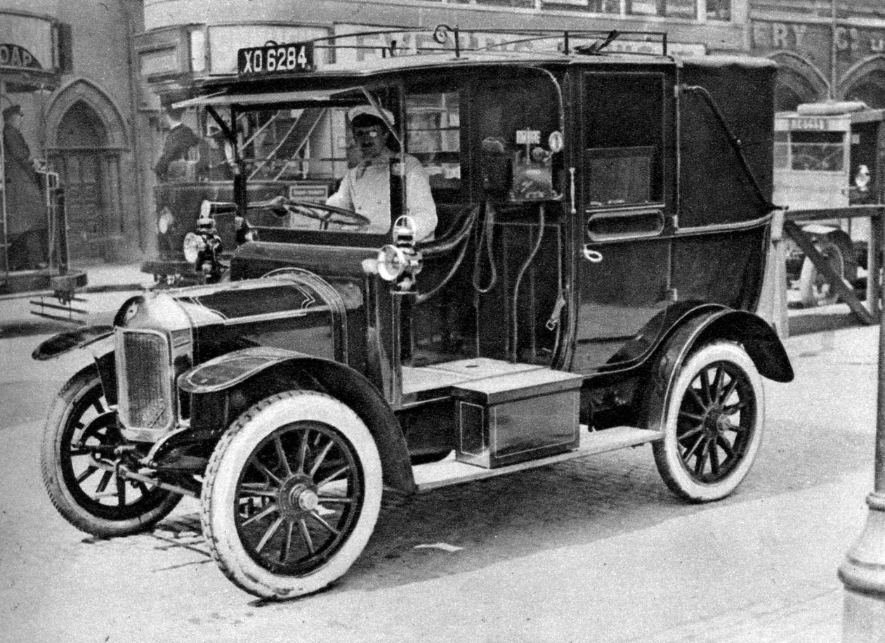En taxi i London, 1926-1927 av Unbekannt
