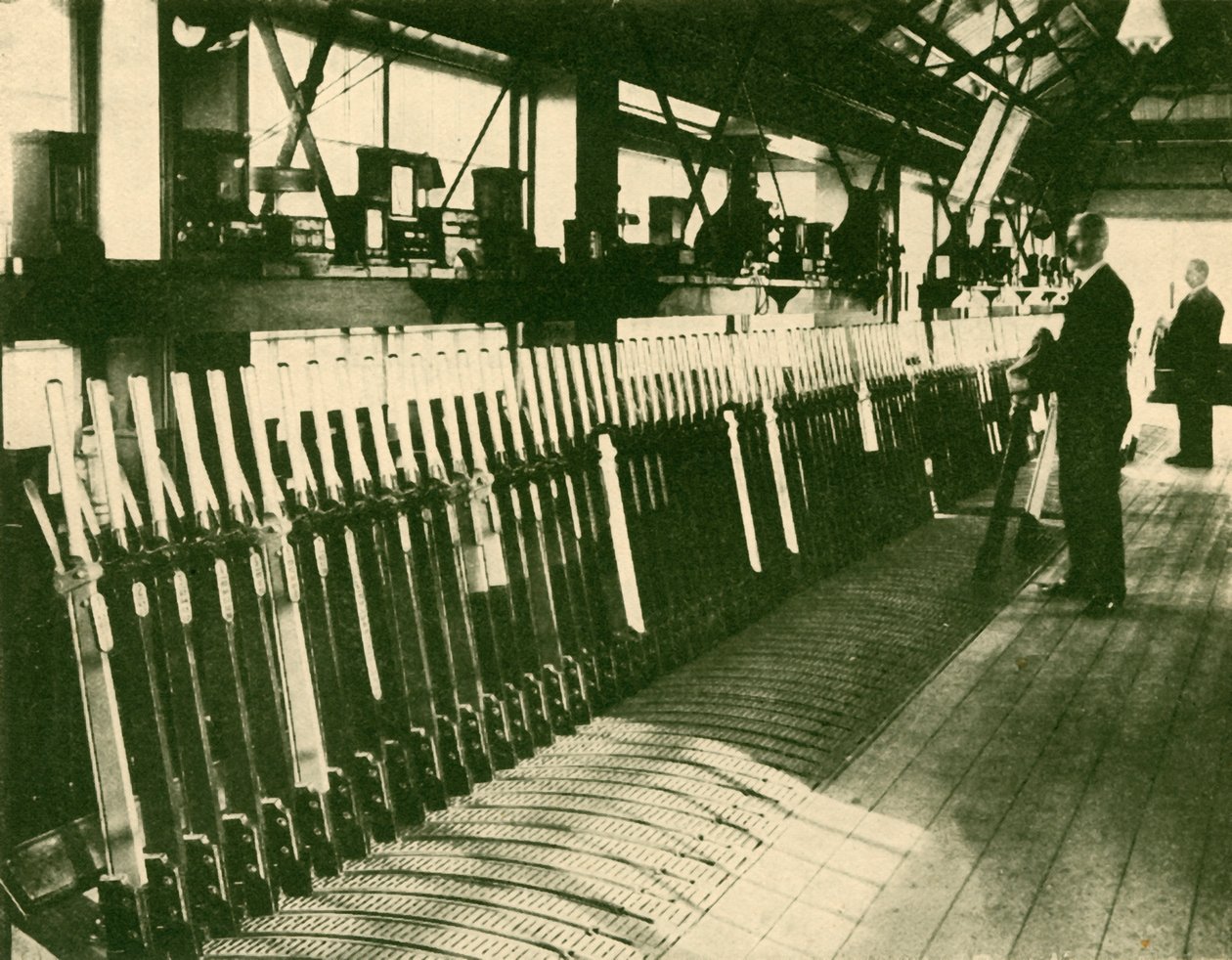 En manuell boks på Great Western Main Line, Reading, 1930. av Unbekannt