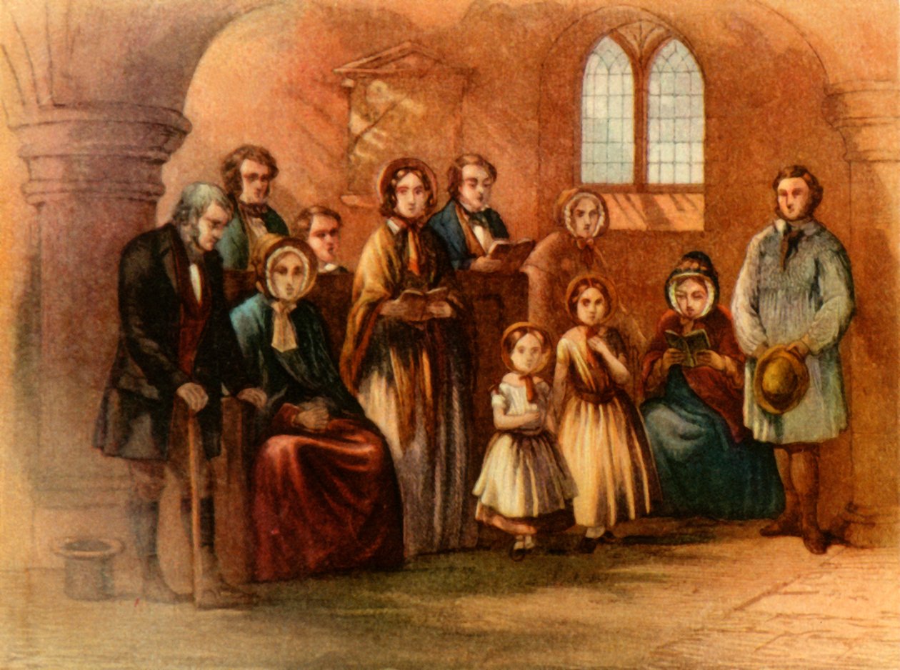 'A Mid-Victorian Congregation', 1860, 1947. av Unbekannt