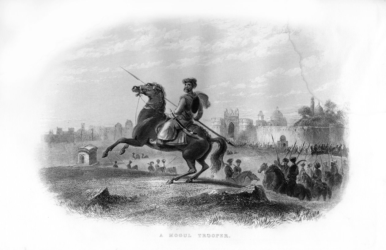 En mogultrooper, 1800-tallet av Unbekannt