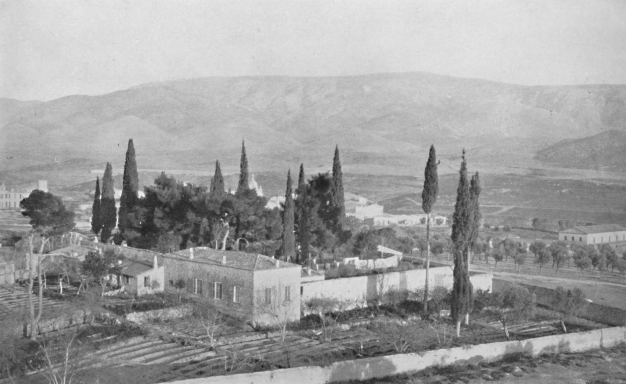 Et kloster ved foten av Hymettus, 1913 av Unbekannt
