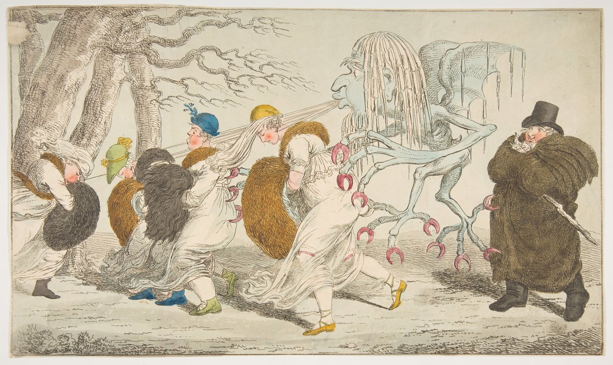 A Naked Truth, or Nipping Frost, 2. februar 1803. av Unbekannt