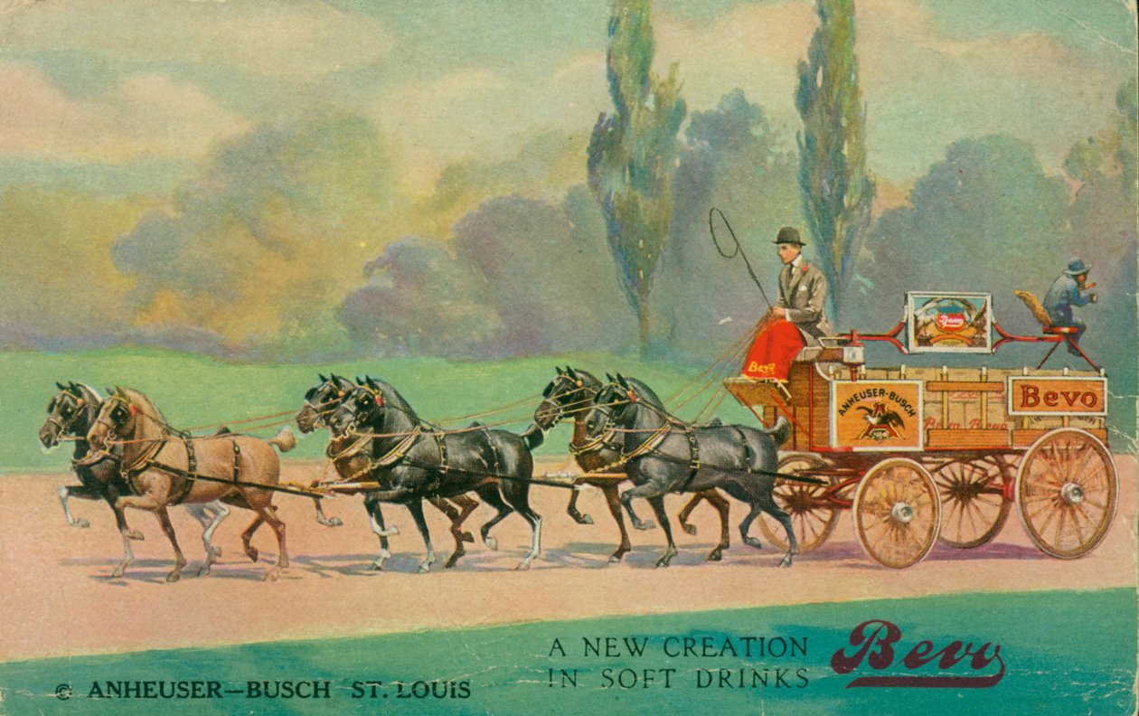 En ny skapelse i brus. Bevo. Anheuser Busch, St. Louis av Unbekannt