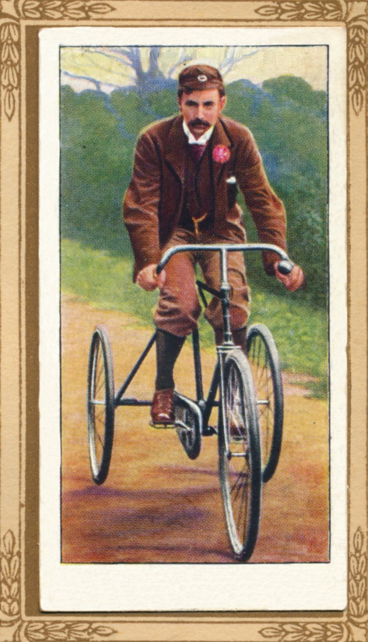 En bemerkelsesverdig trisyklist - F. T. Bidlake, 1939 av Unbekannt
