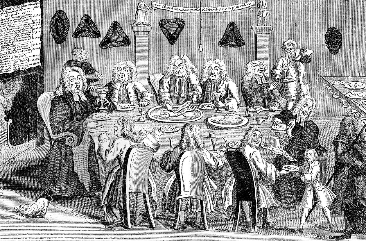 En menighetsfest, 1741 av Unbekannt