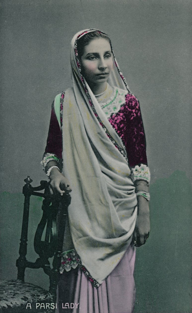 En parsi-dame, ca 1930-tallet. av Unbekannt