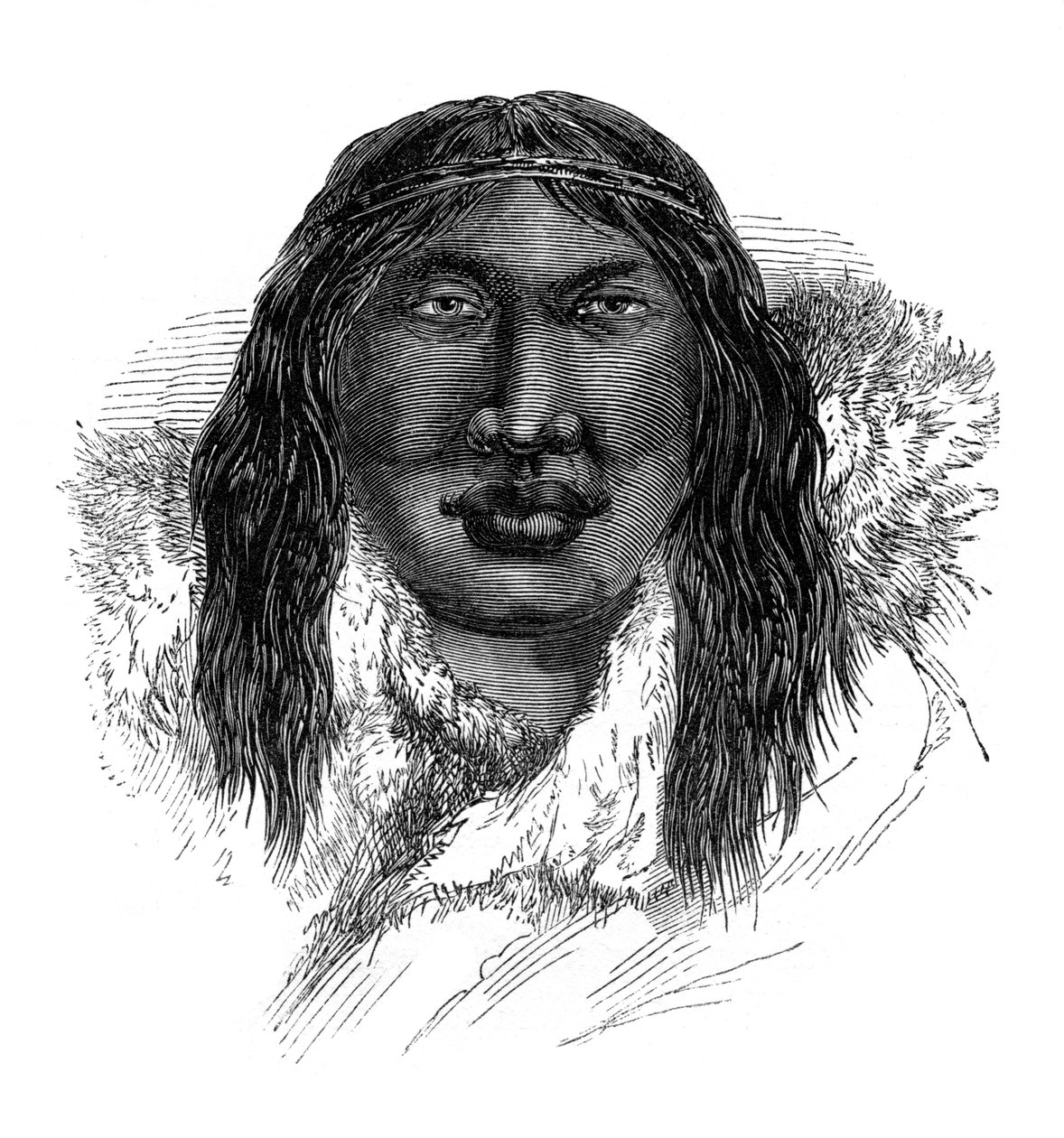 En patagonier, 1848 av Unbekannt