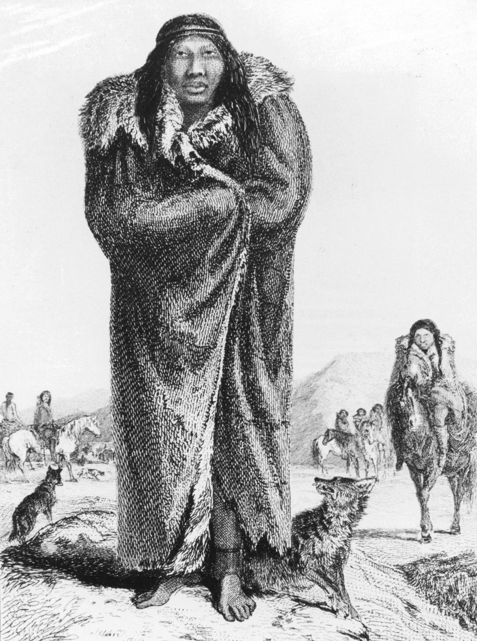 En patagonier, ca 1831 1839 av Unbekannt
