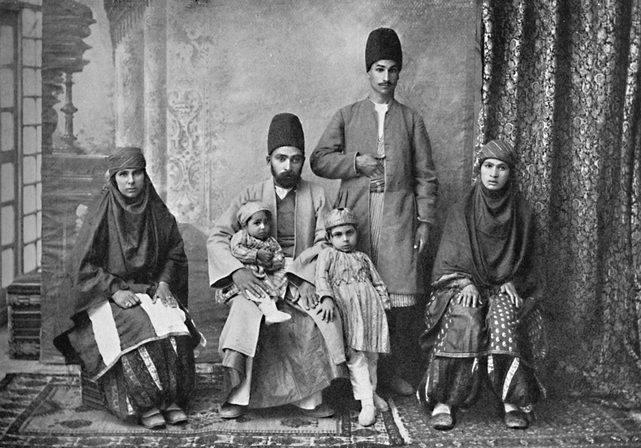 En persisk Parsi-familie, 1902 av Unbekannt