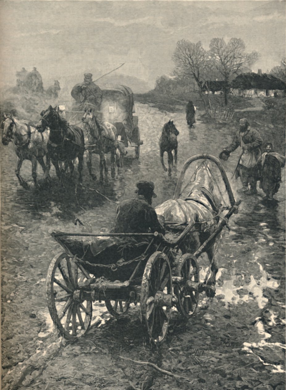 En polsk landsby: november 1886 av Unbekannt