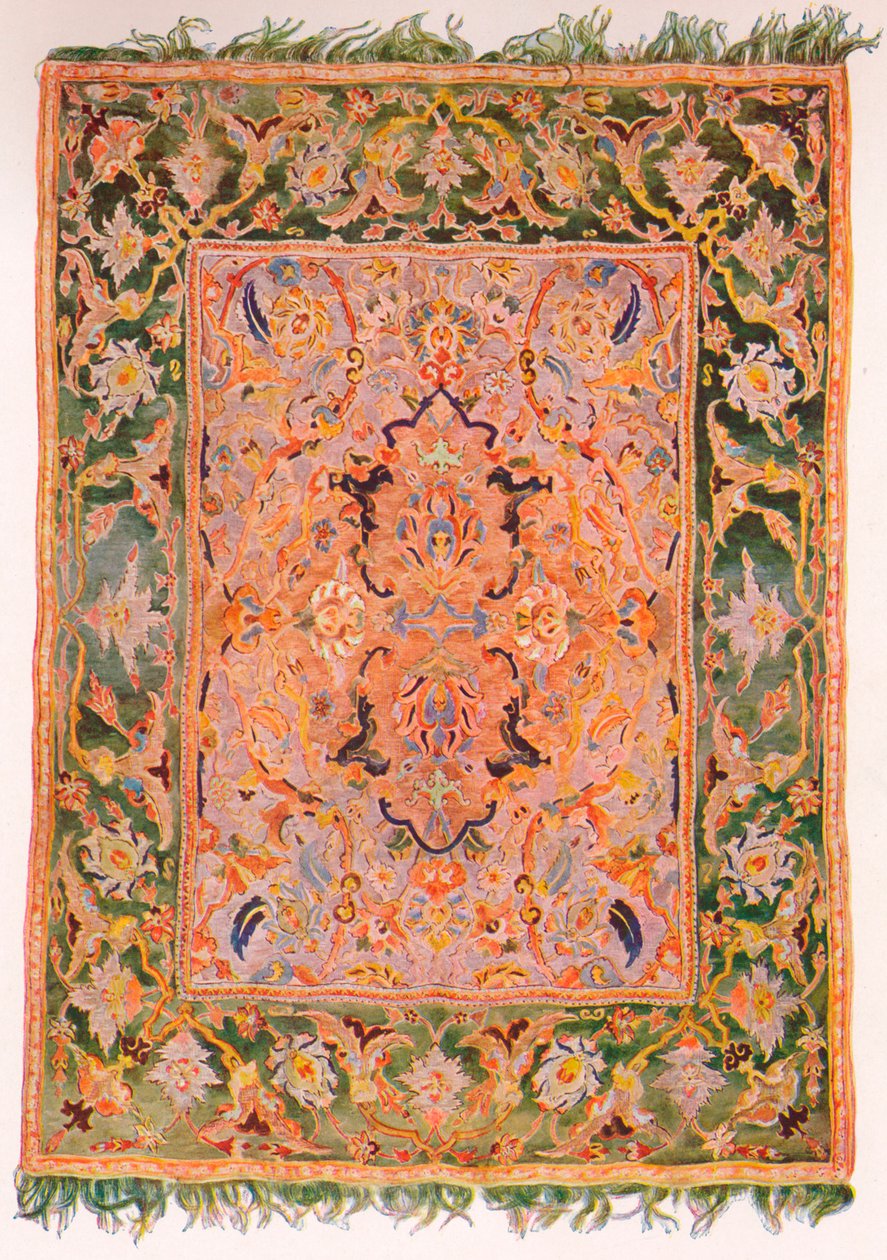 Et polonaiseteppe fra Persia, c1630, 1923 av Unbekannt