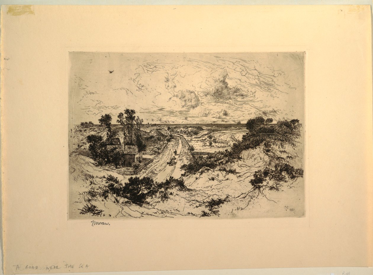 A Road Near the Sea, East Hampton, New York av Unbekannt