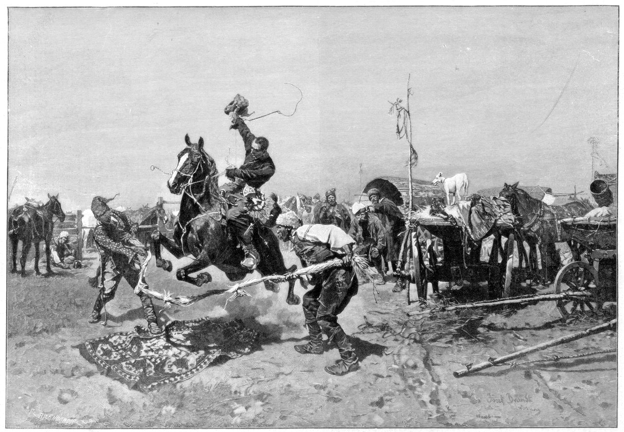 En russisk hestemesse, 1894 av Unbekannt