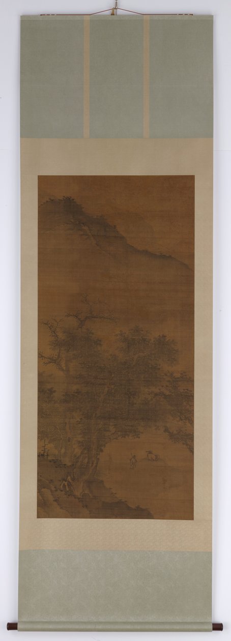 A Scholar under Trees Looking into the Distance, 1500-tallet. av Unbekannt