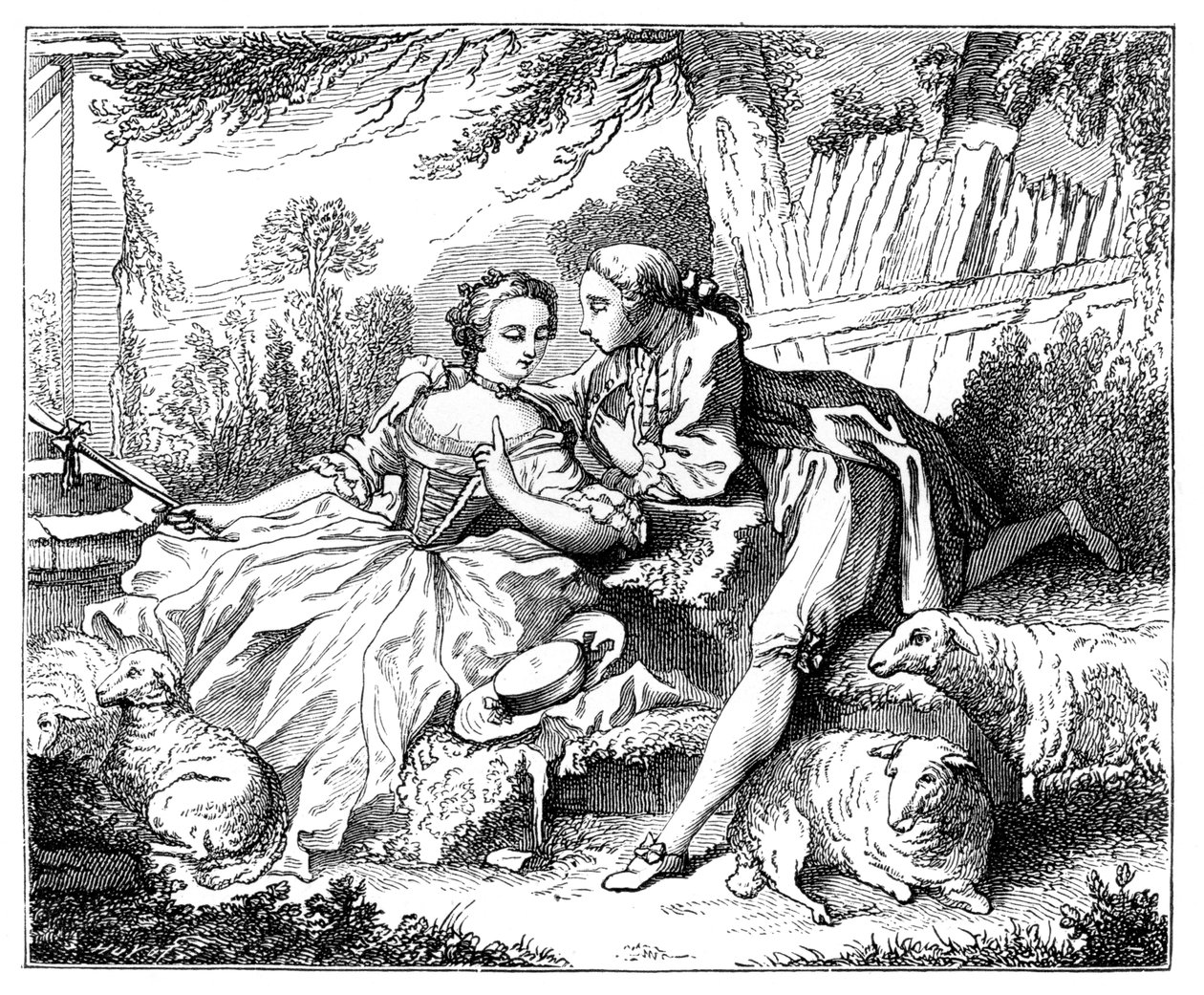 En gjeterinne, 1885 av Unbekannt