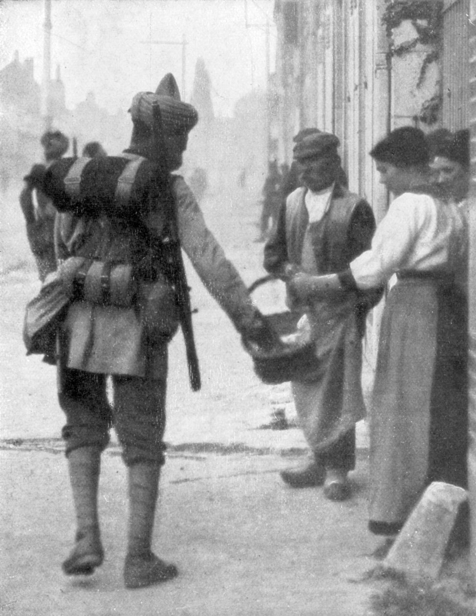 En soldat fra den britiske indiske hæren, Frankrike, c1915 av Unbekannt
