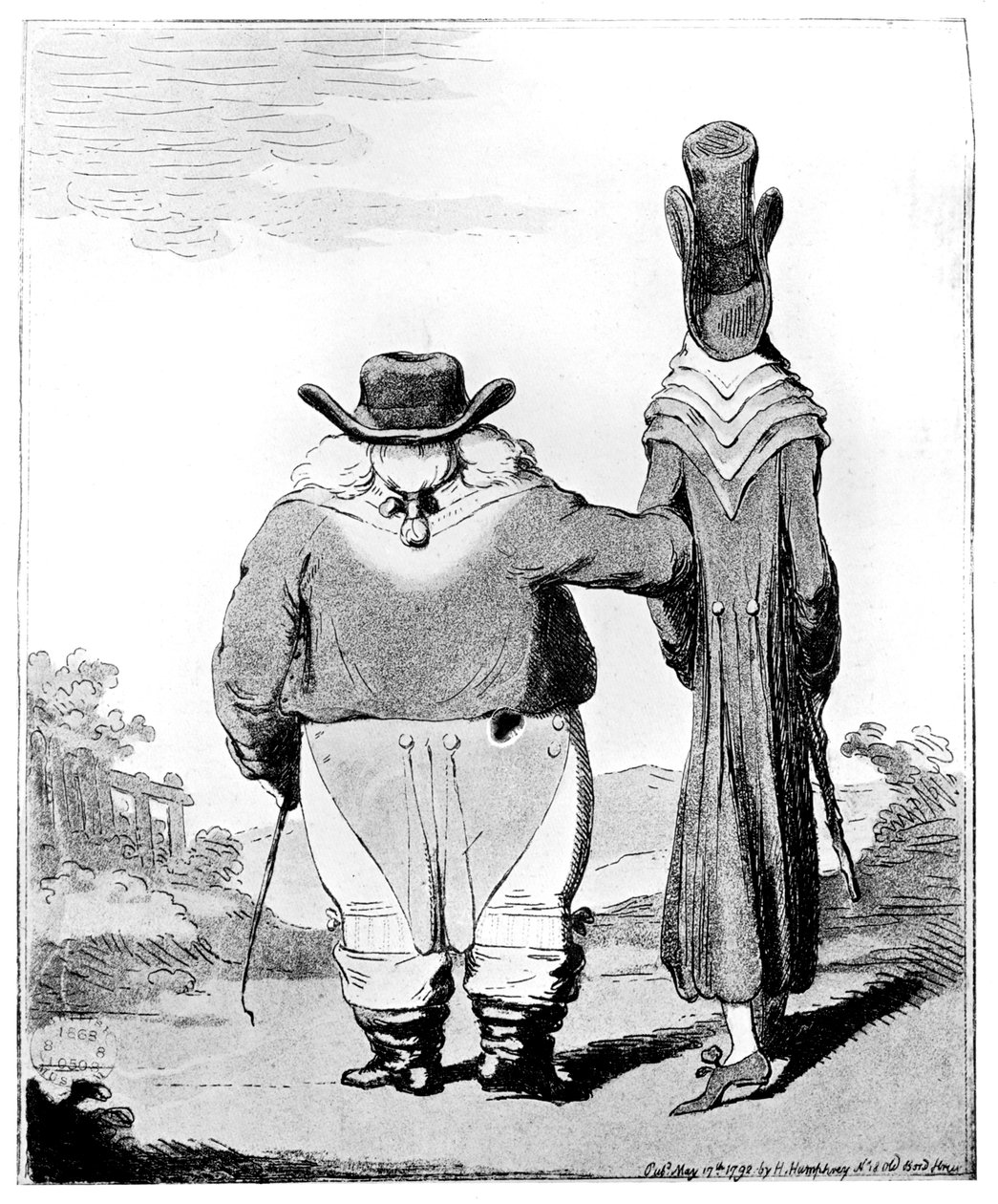 En Spencer og et trådpapir, 1792 av Unbekannt