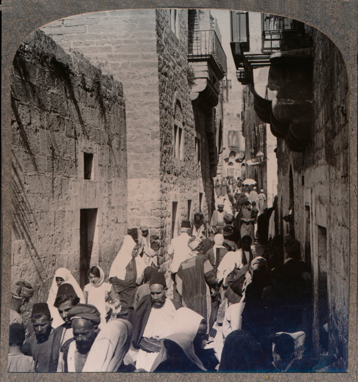 En gate i Betlehem, ca 1900 av Unbekannt