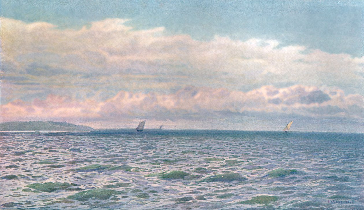 A Sunny Day in the Solent, c1900. av Unbekannt