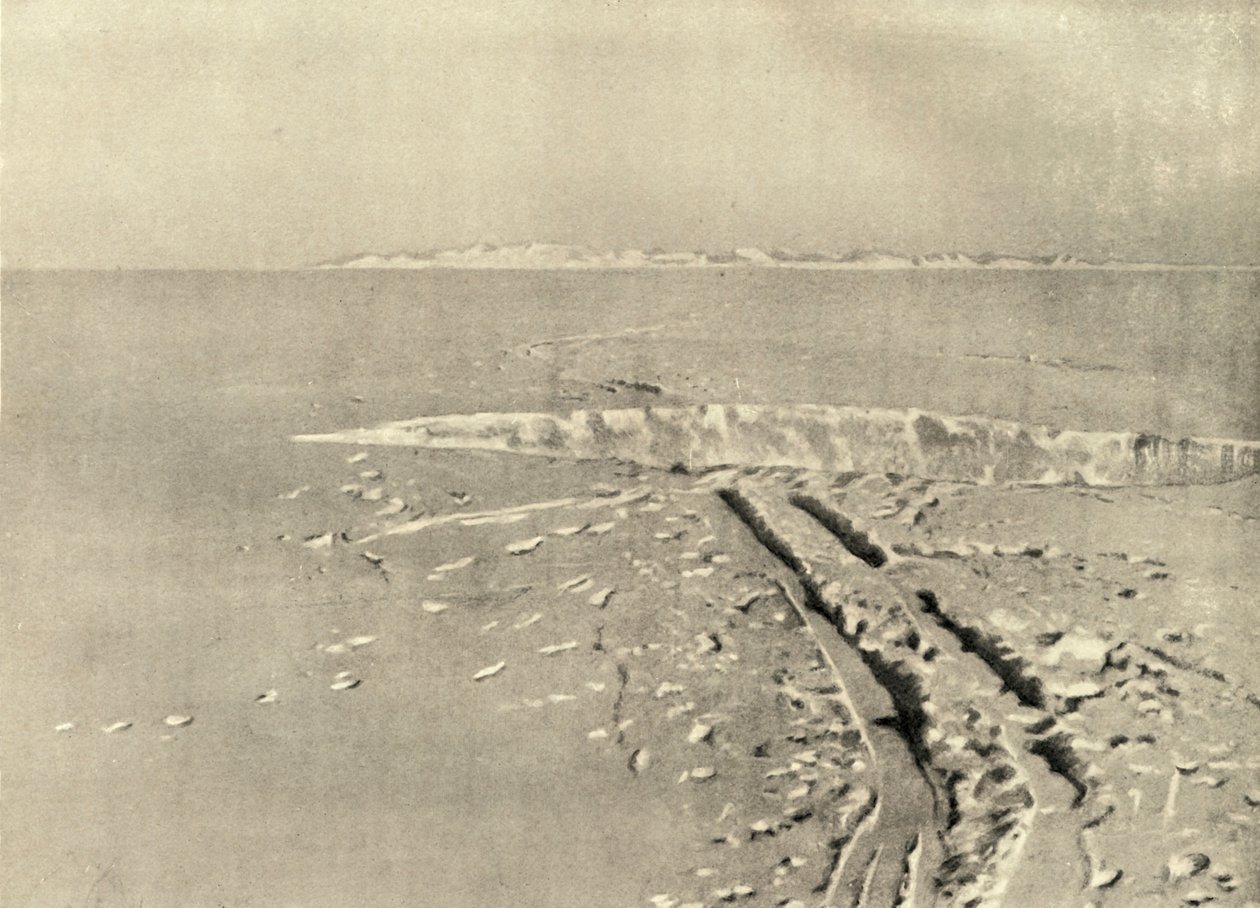 En typisk sprekk på jevn overflate, c1908, 1909. av Unbekannt