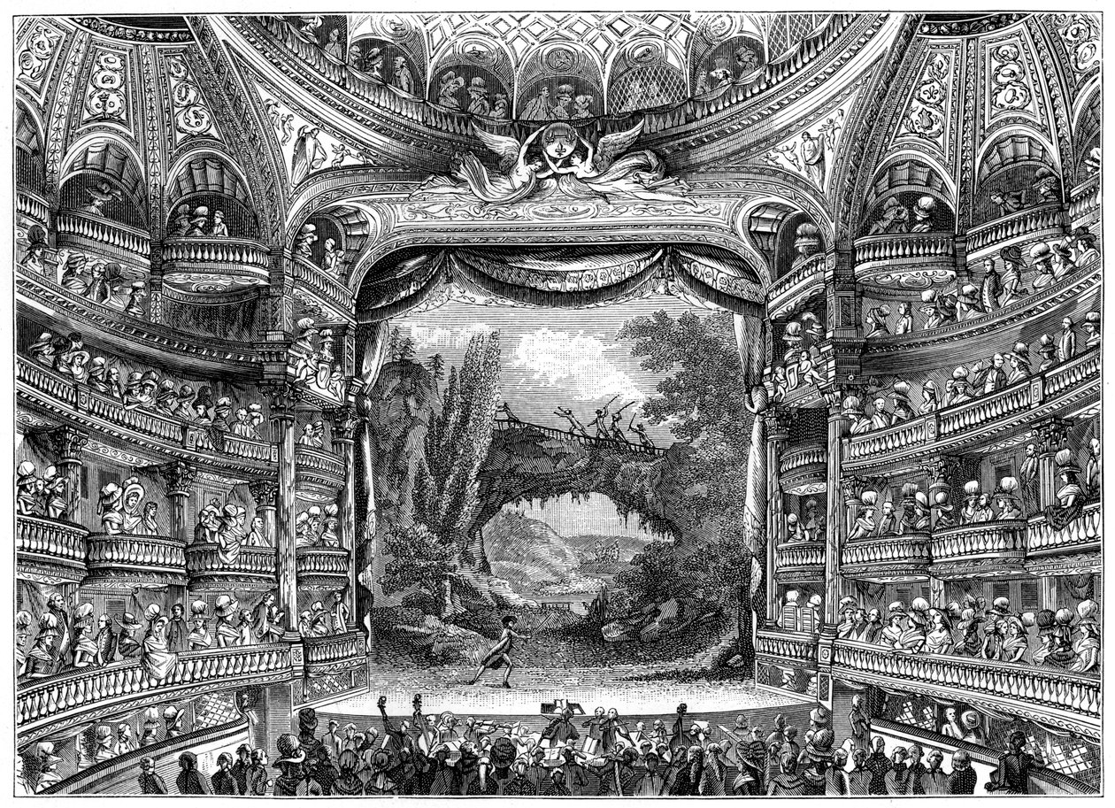 En rekke fornøyelser, fransk teater, 1789, 1885 av Unbekannt