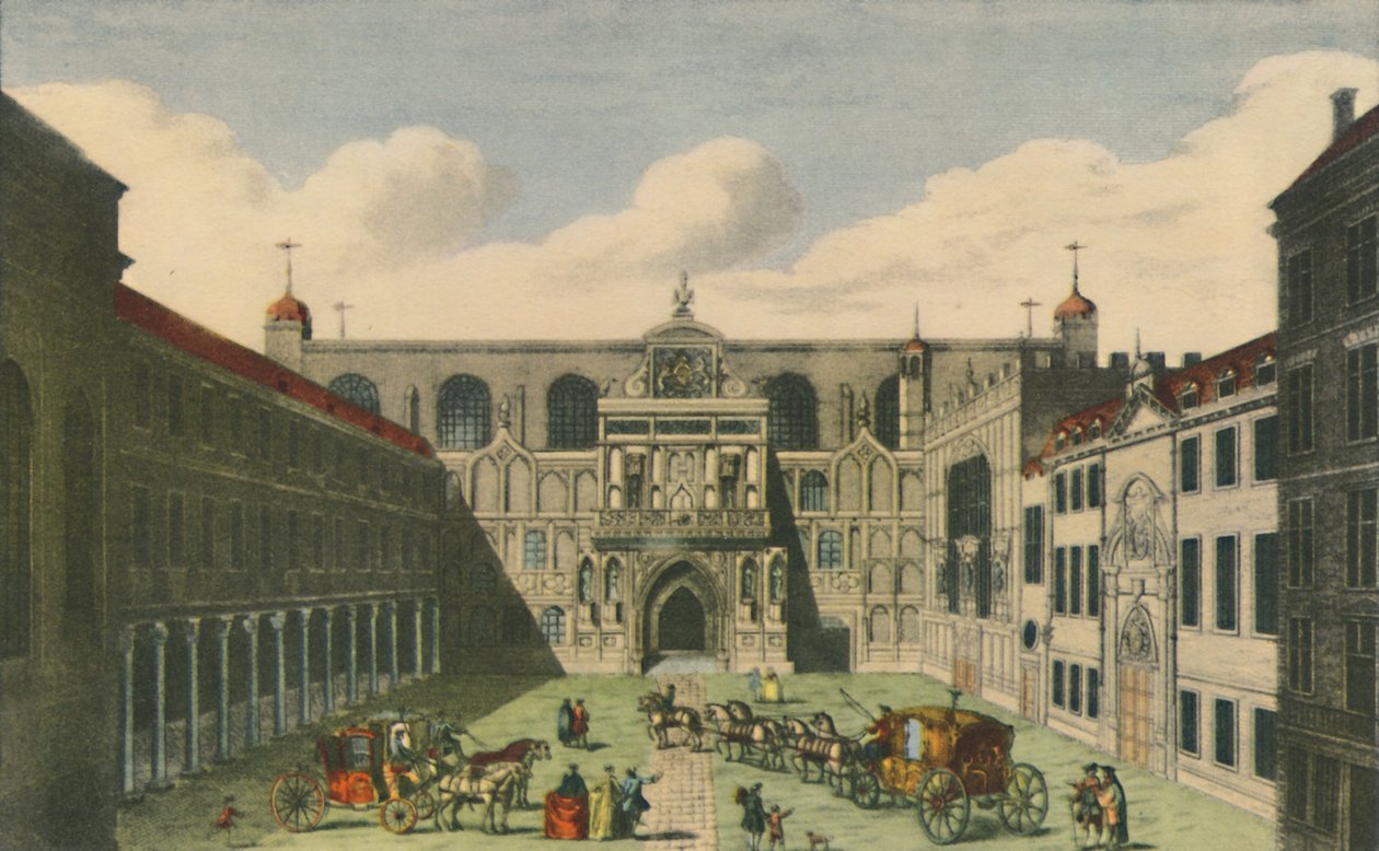 A View of the Guildhall of the City of London, c1750-tallet, tidlig på 1800-tallet, 1948. av Unbekannt
