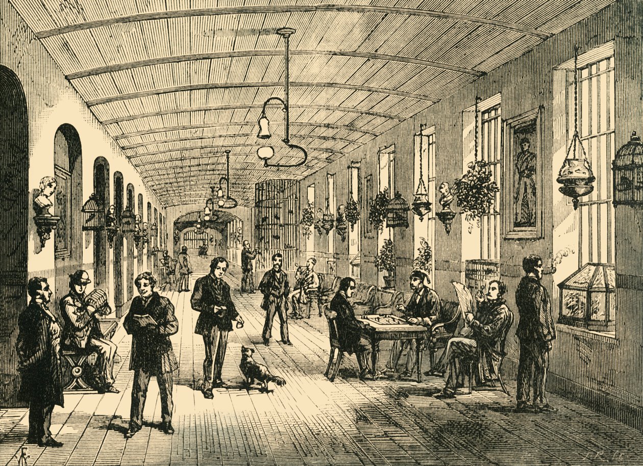 En avdeling i Bethlehem sykehus, c1878. av Unbekannt