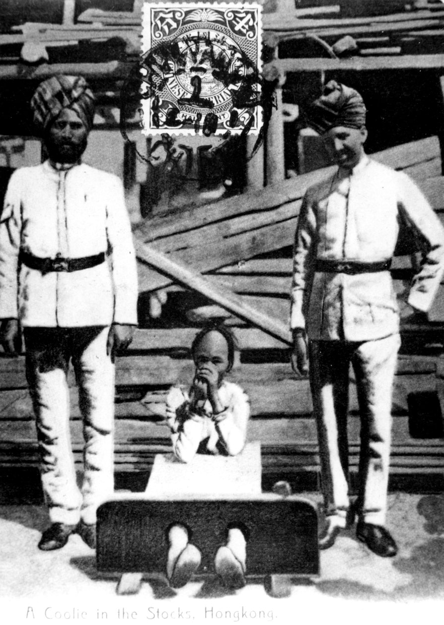 En kulie i aksjene, Hong Kong, 1908 av Unbekannt