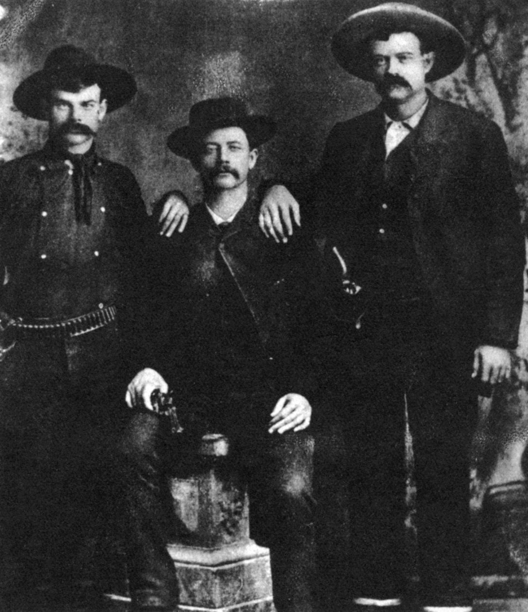 Et omstridt fotografi av tograneren og fredløs Sam Bass, c1877-1878 1954 av Unbekannt