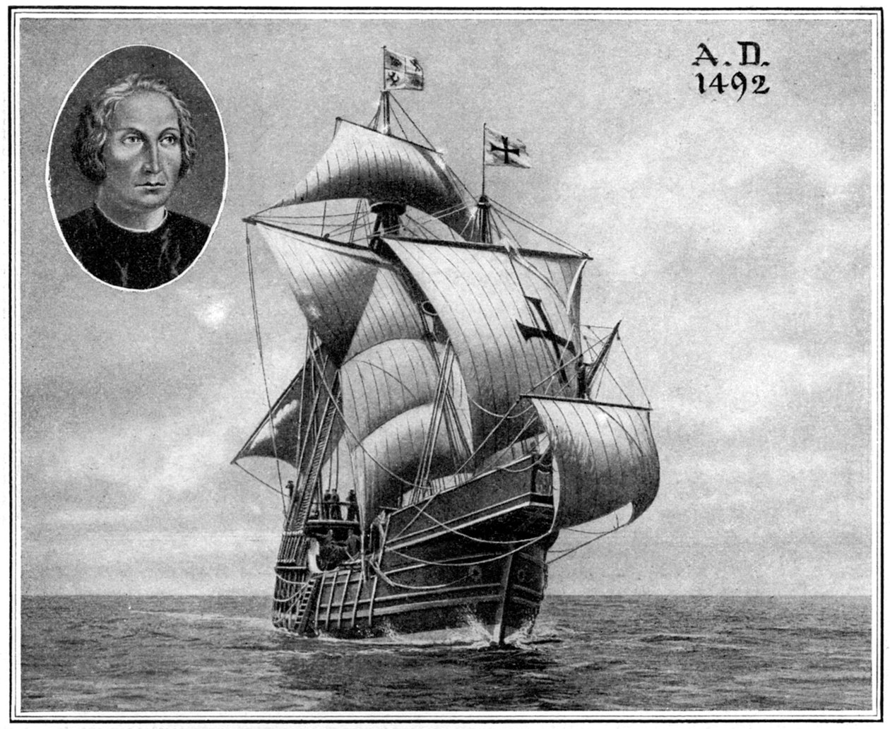 Et duplikat av et av Christopher Columbus seilskip, 1922 av Unbekannt