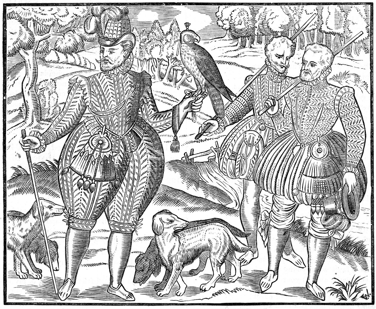 En falkonerer, 1611 av Unbekannt