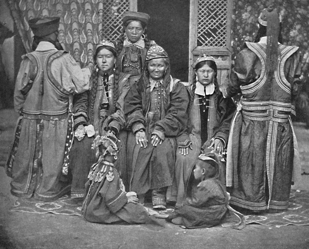 En gruppe mongoler, 1902 av Unbekannt