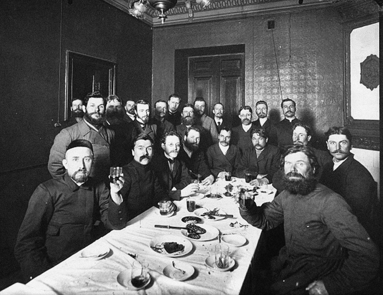En gruppe varamedlemmer fra den andre dumaen, 1907 av Unbekannt