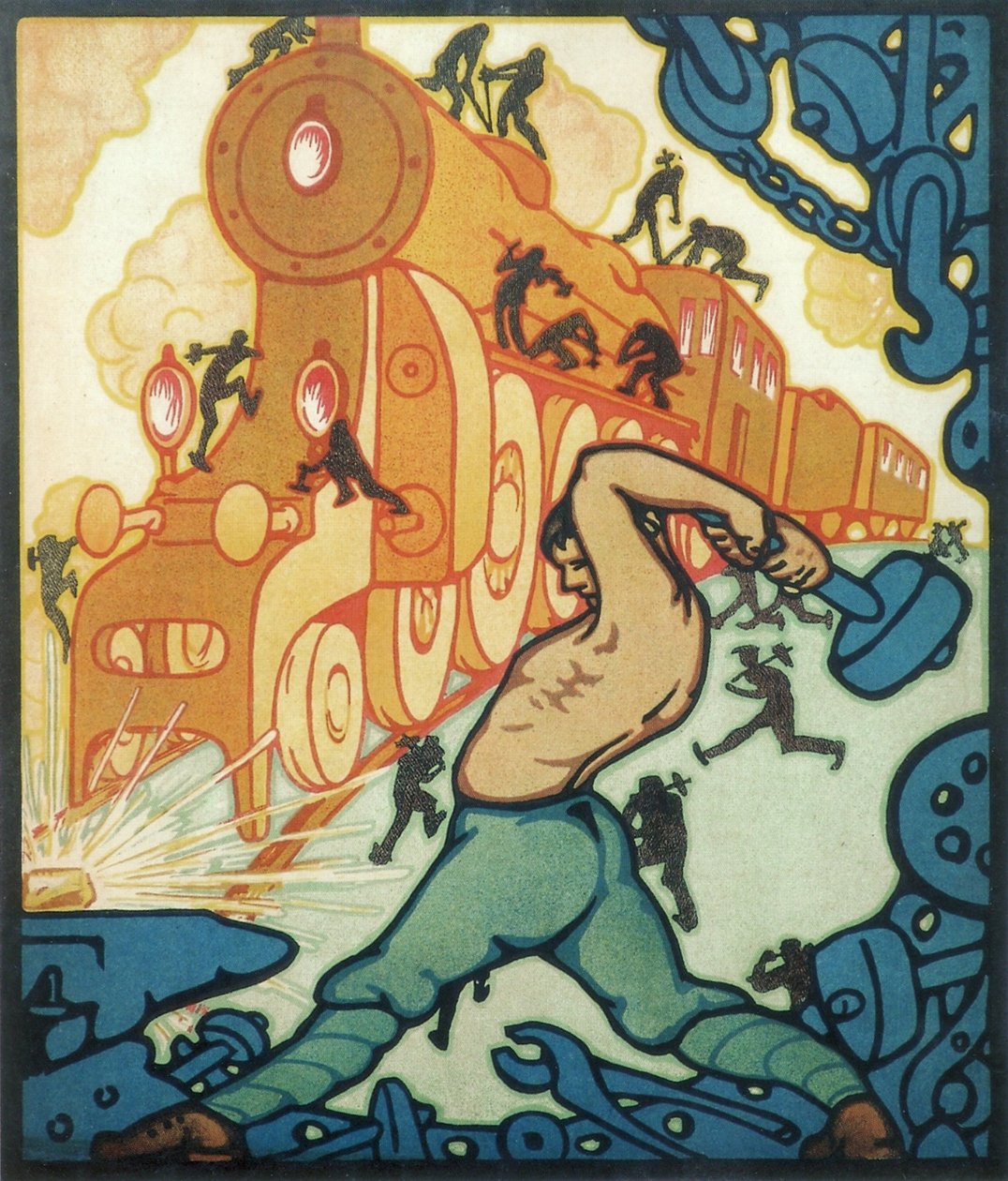En samlet innsats vil løfte landet fra ruinene, 1920-tallet av Unbekannt