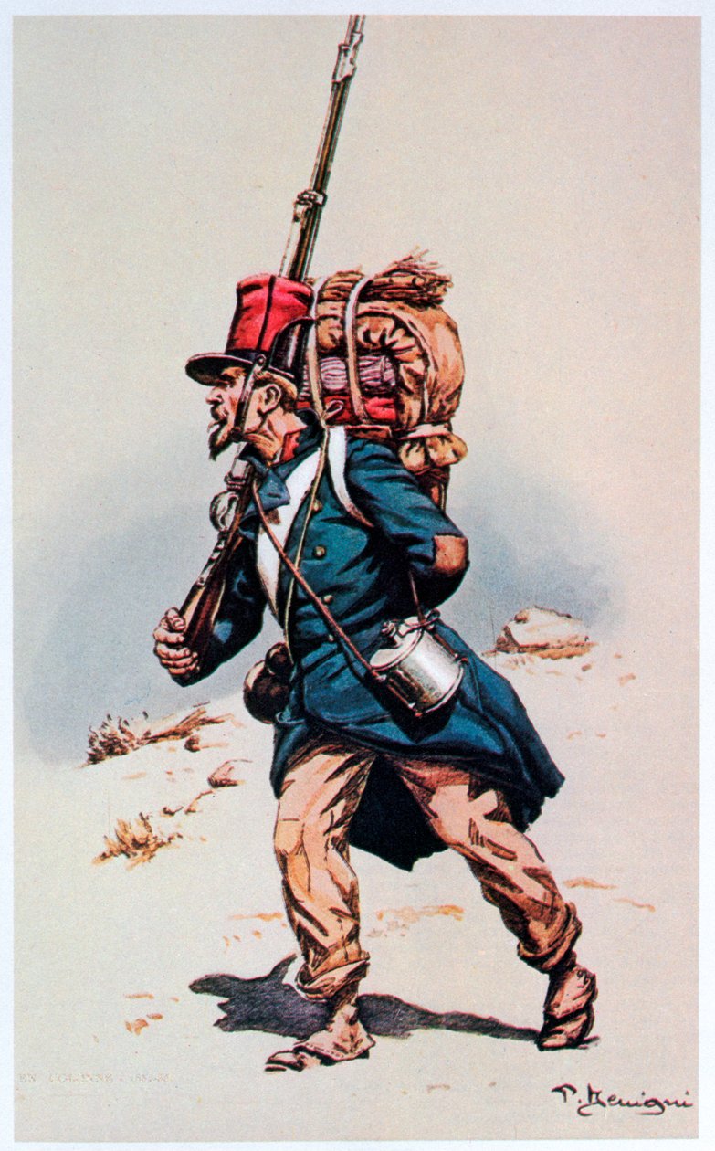 En legionær, 1832-1835 av Unbekannt