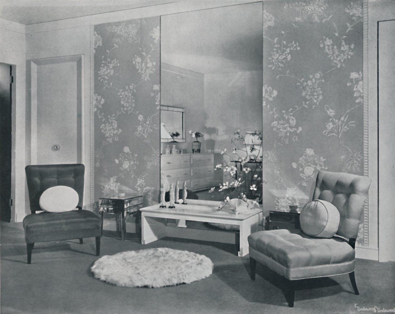 Et moderne soverom inspirert av kineserne, 1942 av Unbekannt