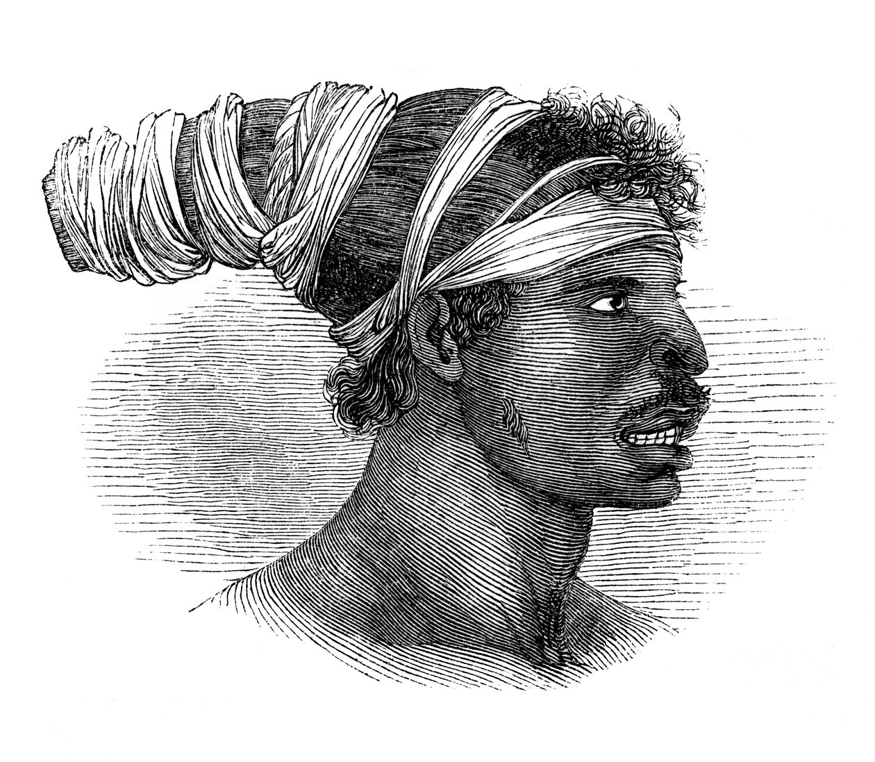 En innfødt australier, 1848 av Unbekannt