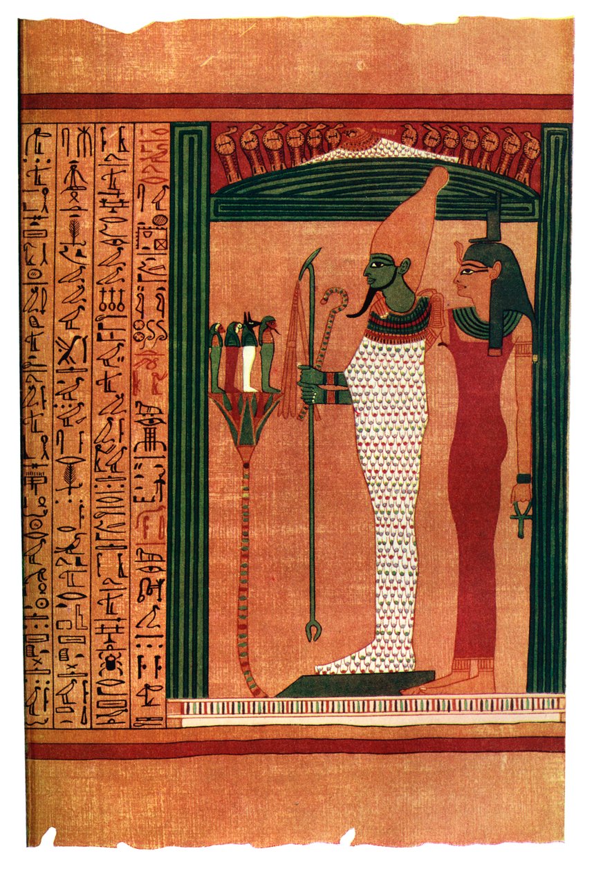 En side fra The Book Of The Dead, 1926 av Unbekannt