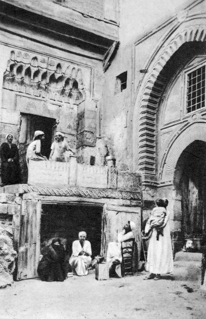 Et pittoresk hjørne av Kairo, Egypt, ca 1920-tallet av Unbekannt