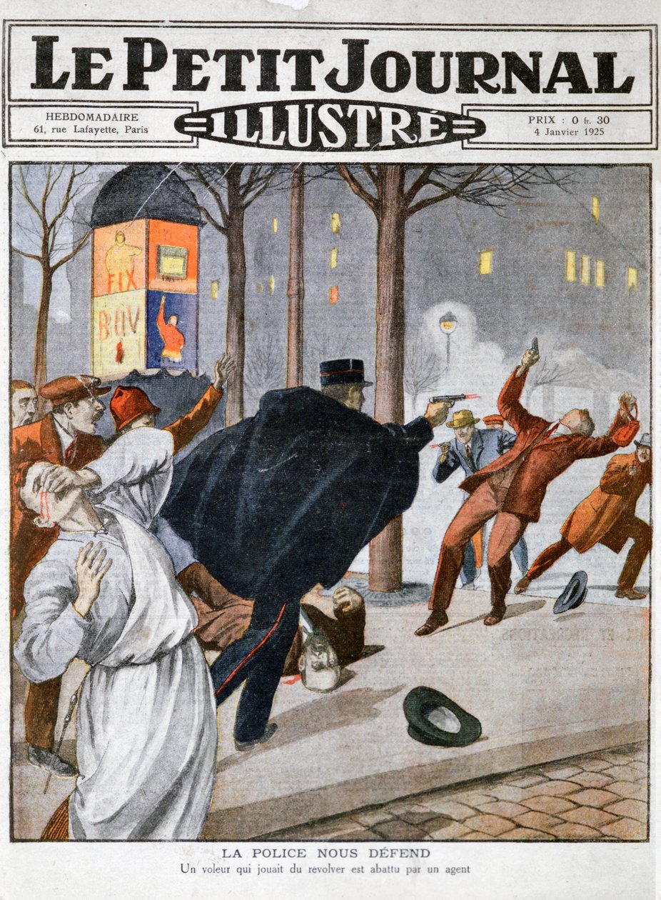 En politiskyting, 4. januar 1925 av Unbekannt