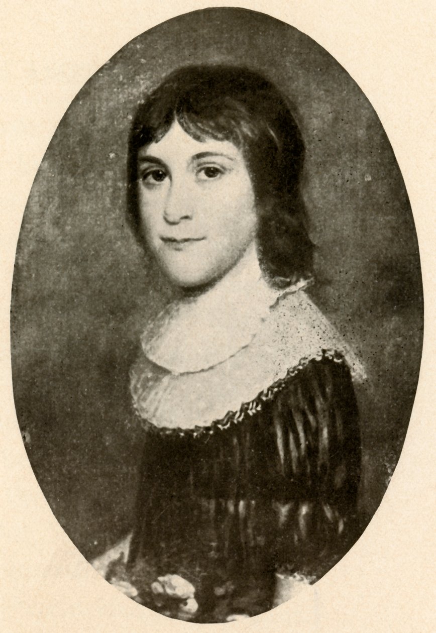 Et portrett av Catharine Schuyler Van Rensselaer, c1795, 1937. av Unbekannt