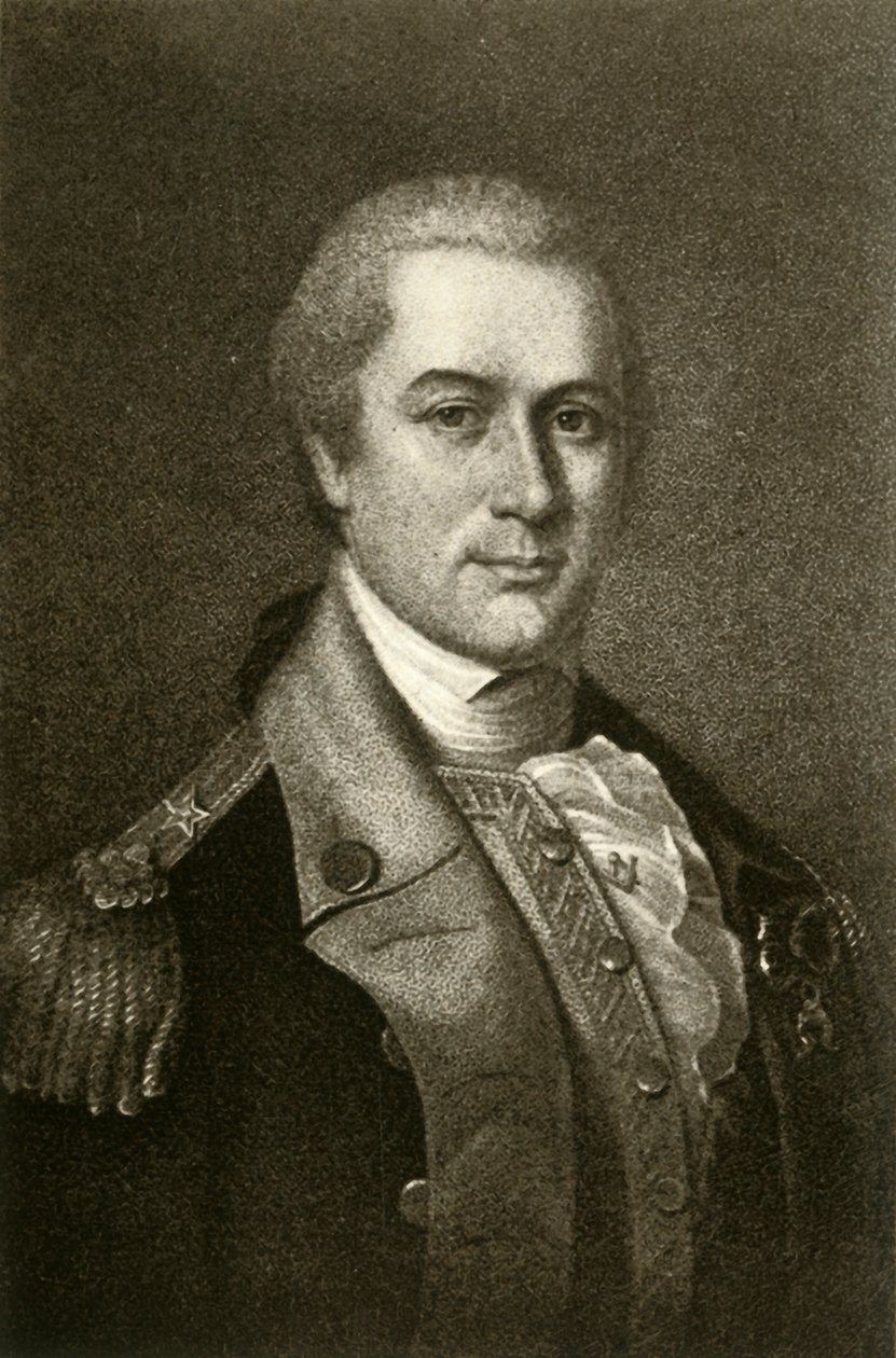 Et portrett av general O. H. Williams, c1780, 1937. av Unbekannt