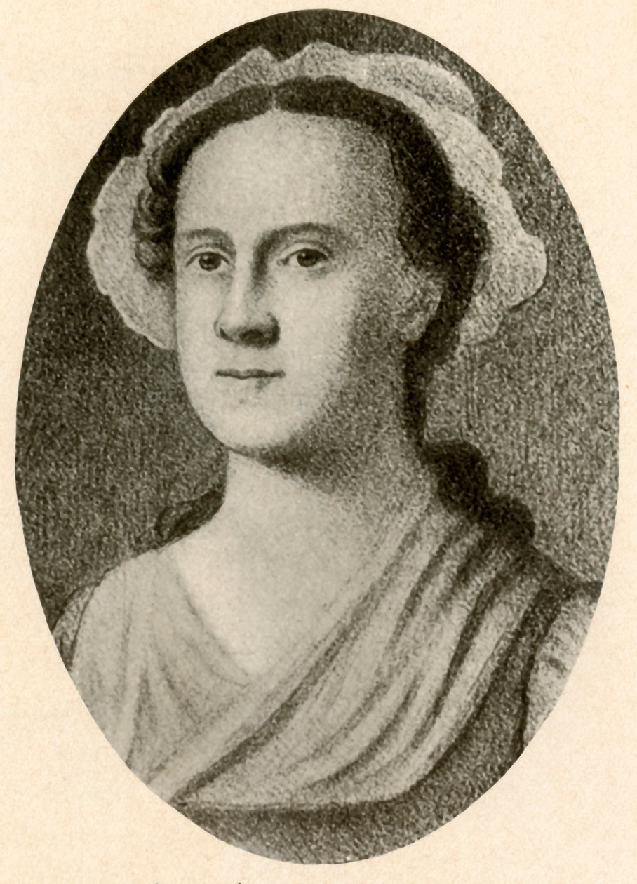 Et portrett av Miss Hill of Philadelphia, c1756, 1937. av Unbekannt
